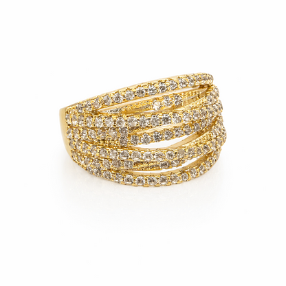 Anillo  cristal pavés Pamela