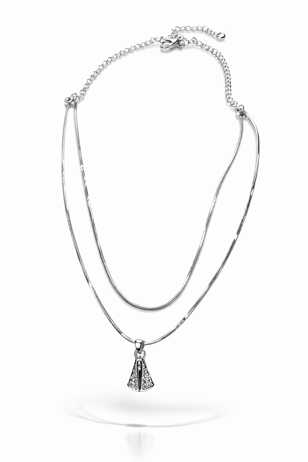 Collar baño de plata Nuestra Virgen