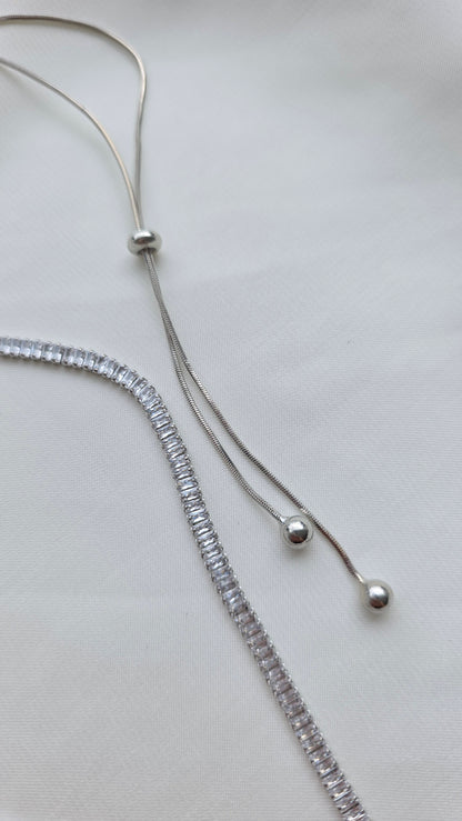 Collar corbata Aura duo