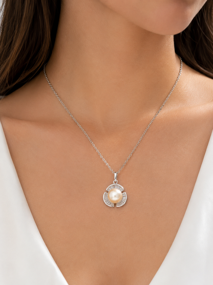 Collar plata Cristal Pavé Aurora