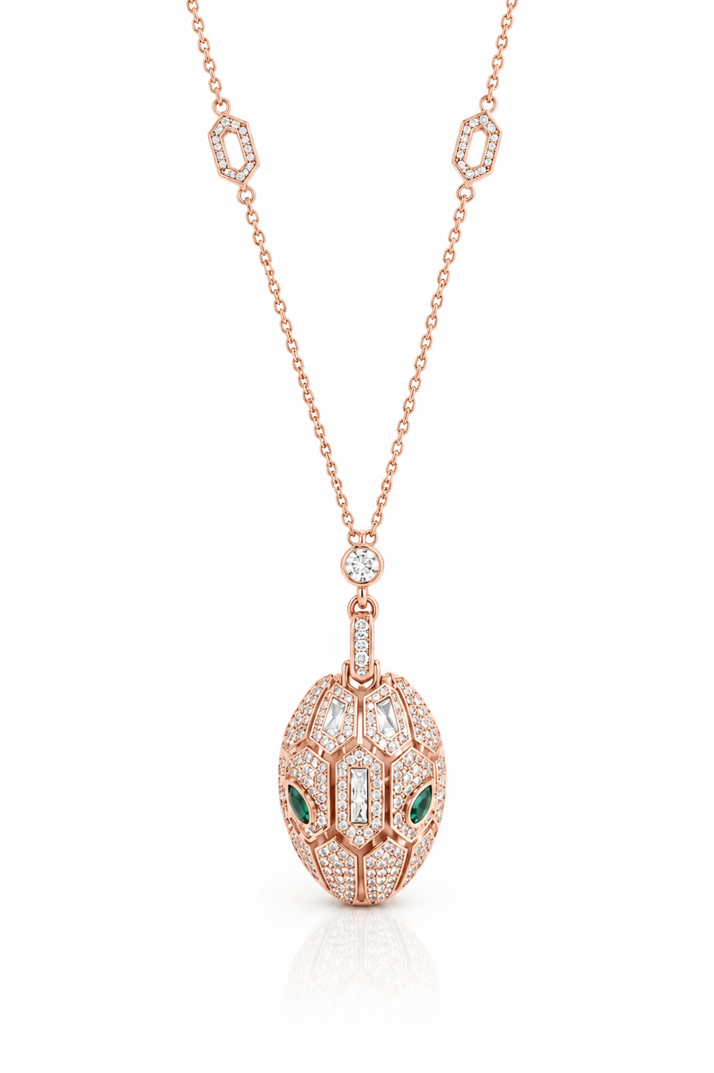 Collar cristal pavés snake 079