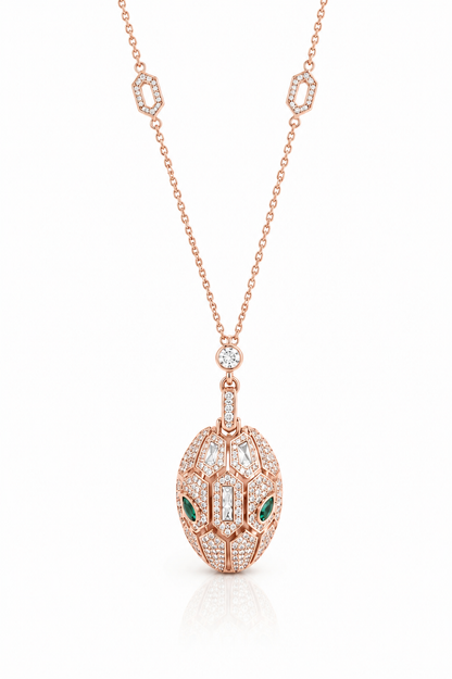 Collar cristal pavés snake 079