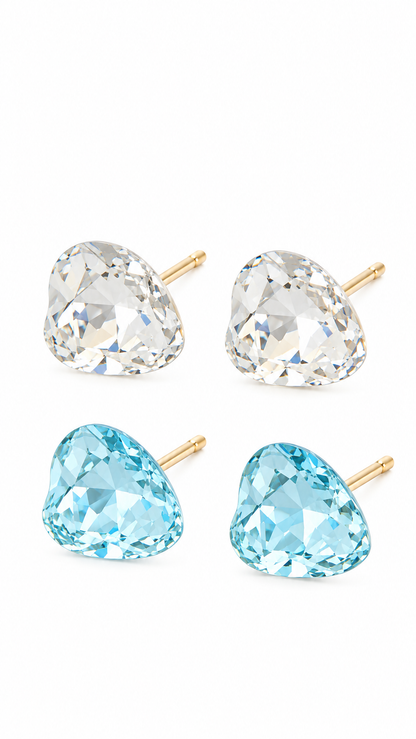 Aros acero quirúrgico y cristal