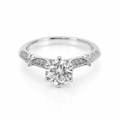 Anillo Moissanite plata Grace
