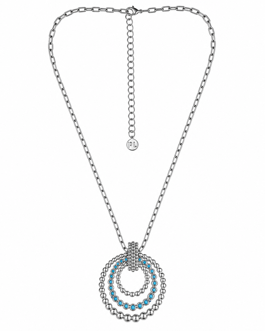 Collar Pavés Halo turquesa