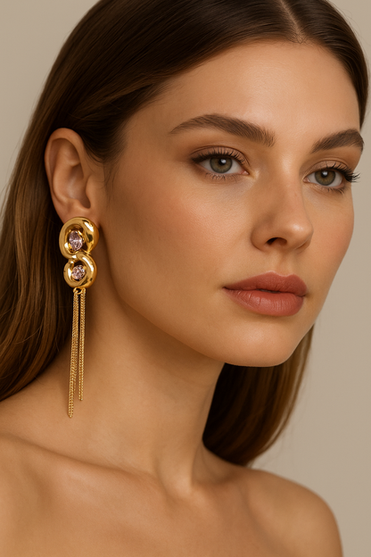 Aros cristal Swarovski luciana