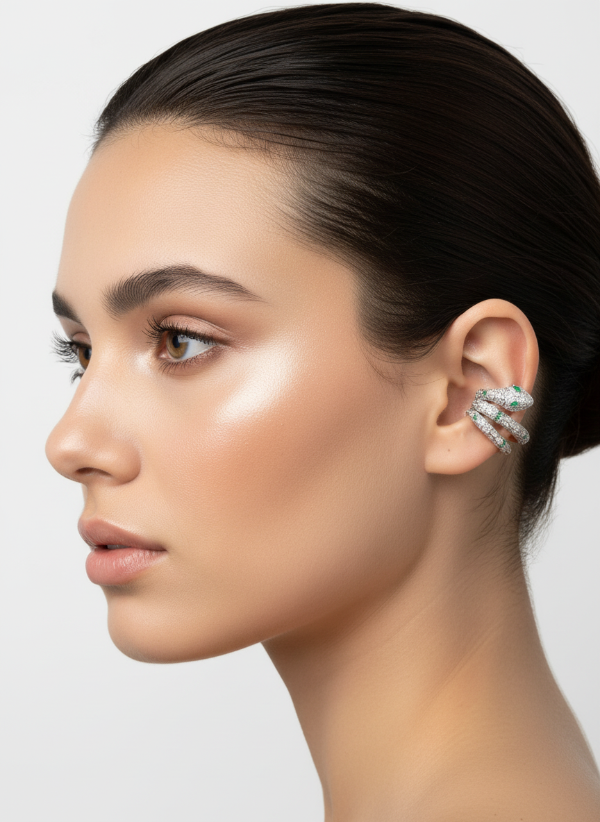 Aercuff cristal paves Snake
