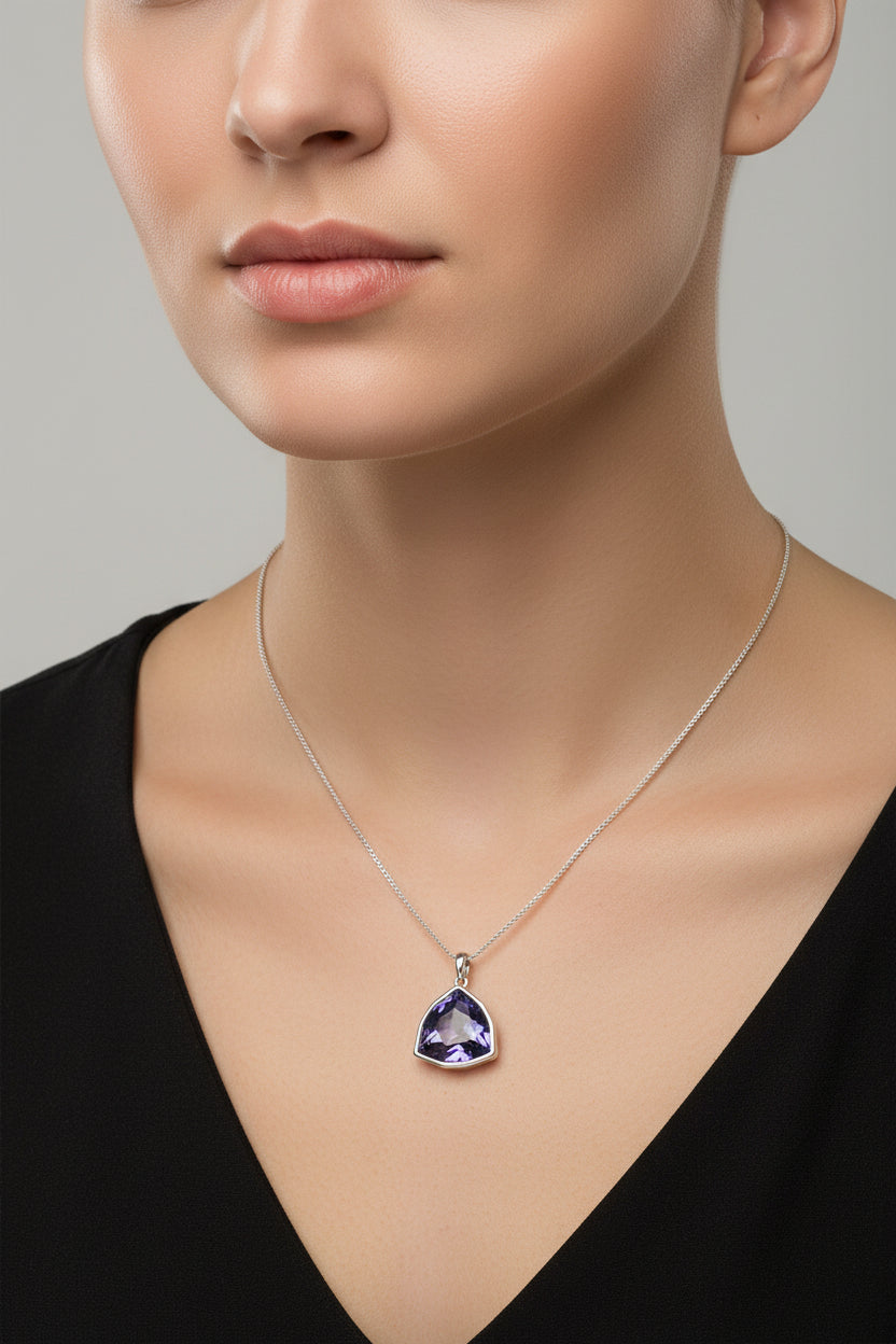 Colgante cristal Swarovski violett