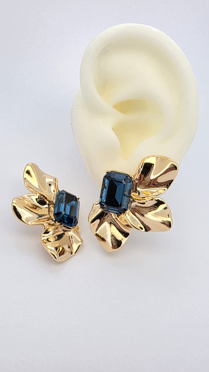 Aros Swarovski flor de primavera