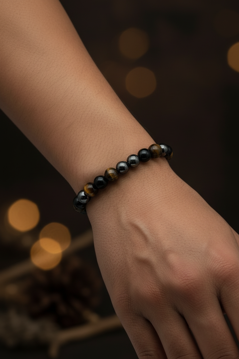 Pulsera varón piedra
