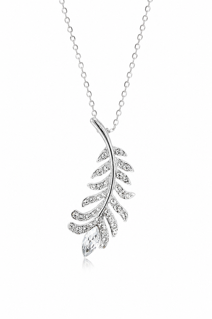 Colgante cristal Swarovski hoja nilo