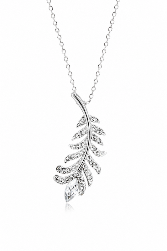 Colgante cristal Swarovski hoja nilo