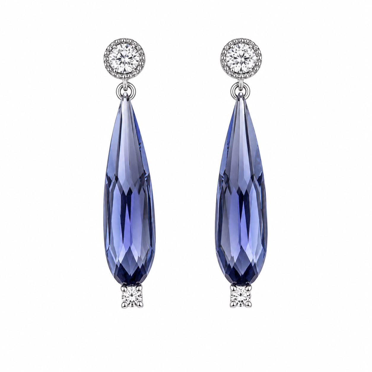 Aros cristal Swarovski lina