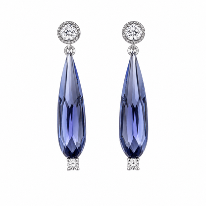 Aros cristal Swarovski lina
