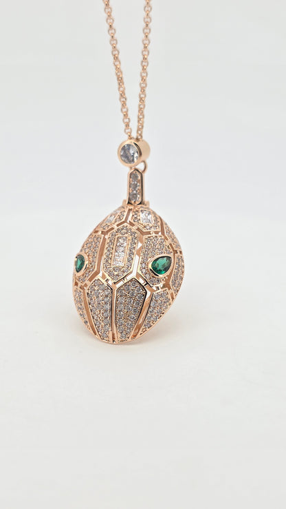 Collar cristal pavés snake 079