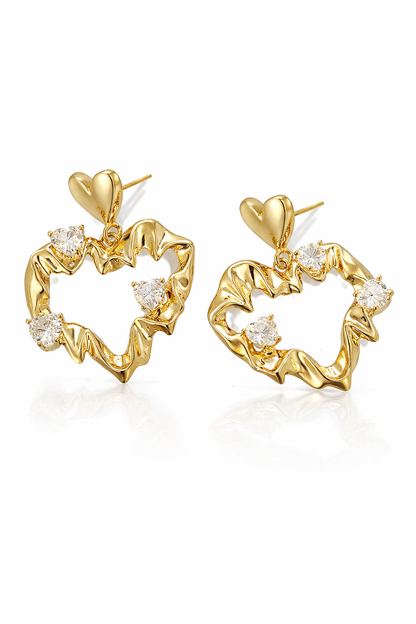 Aros cristal paves  Aquiles