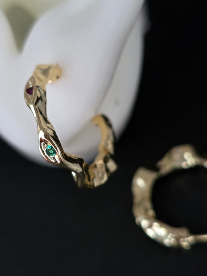 Aros cristal paves Teresa