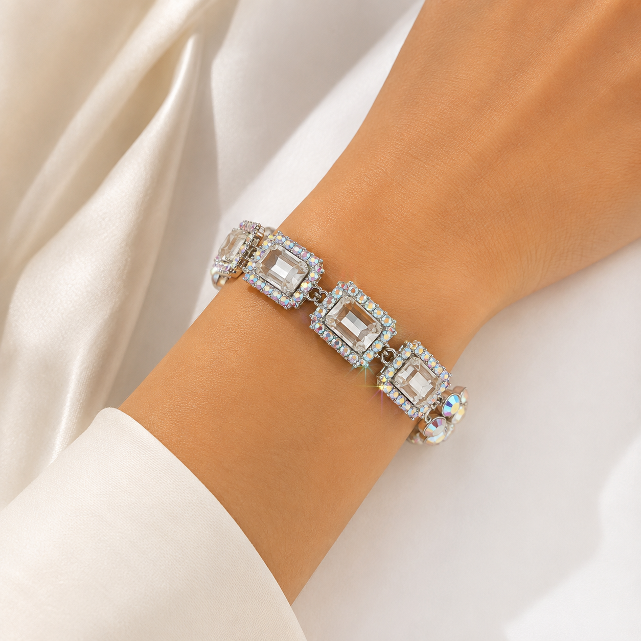 Pulsera cristal Swarovski Aurora