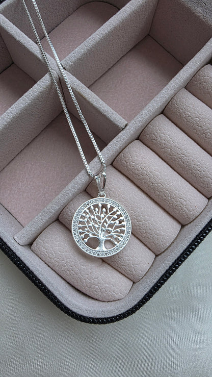 Collar baño de plata Aura Raíz vital
