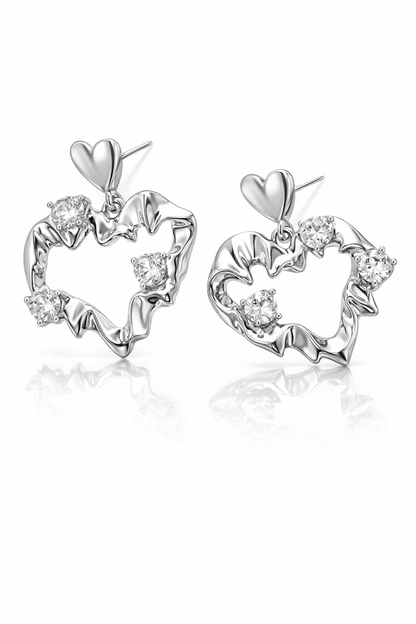 Aros cristal paves  Aquiles