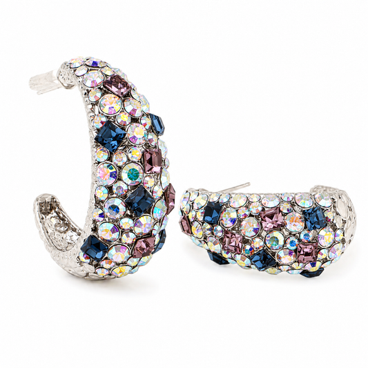 Aros cristal Swarovski Bany