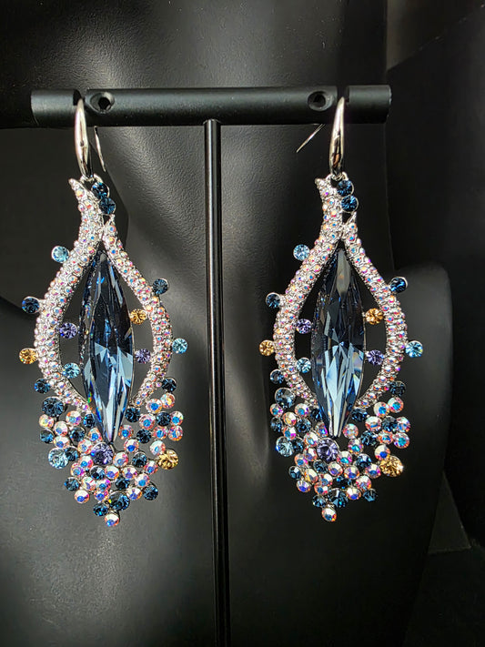 Aros cristal Swarovski irena