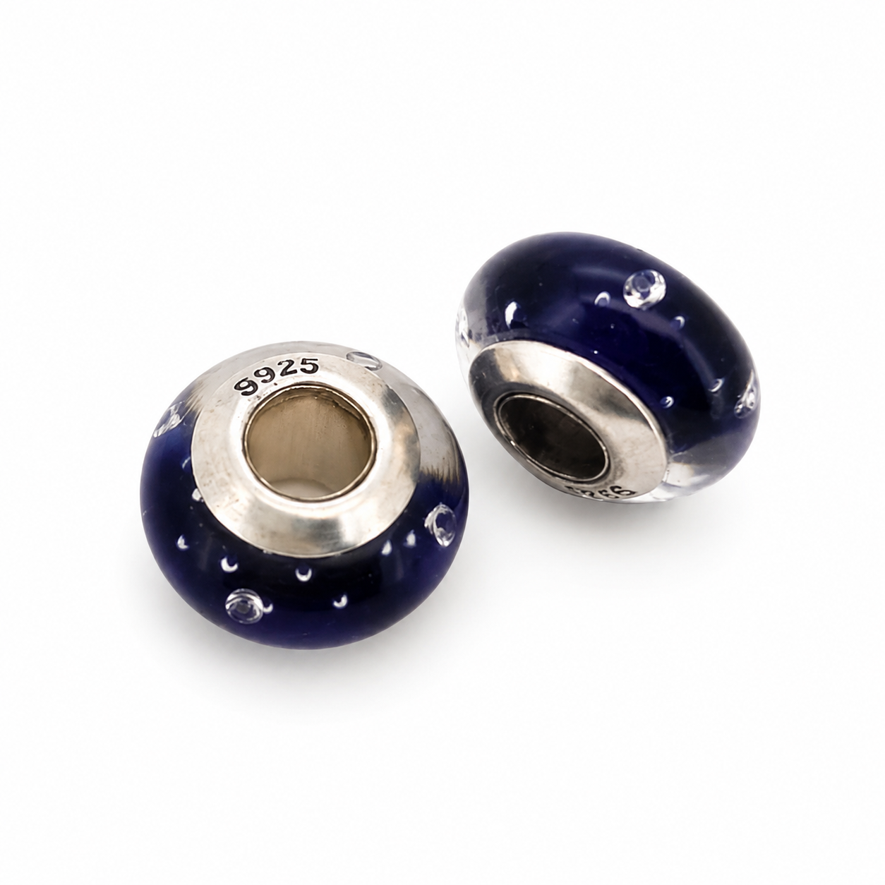 Charms murano plata 925