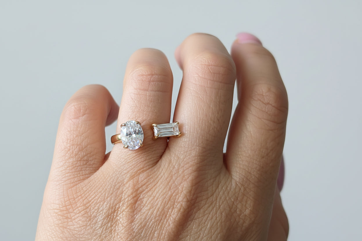 Anillo cristal Pavés tammy