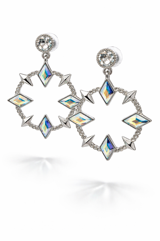 Aros cristal Swarovski Polini