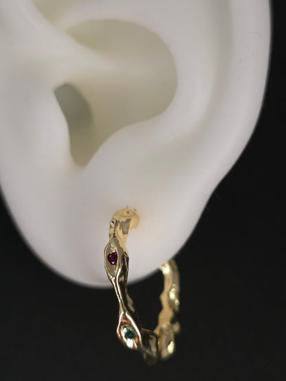 Aros cristal paves Teresa