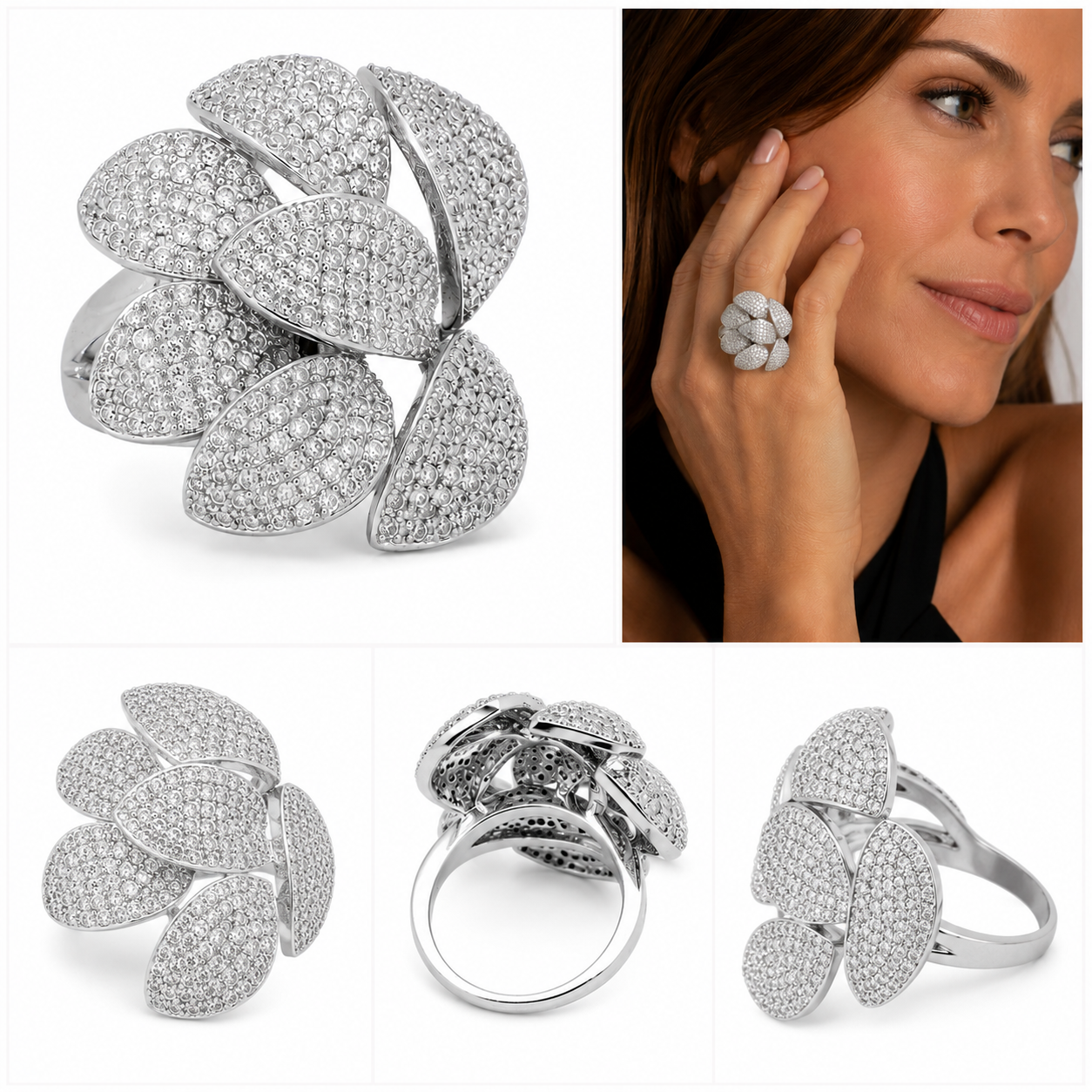 Anillo plata Turca Petalina