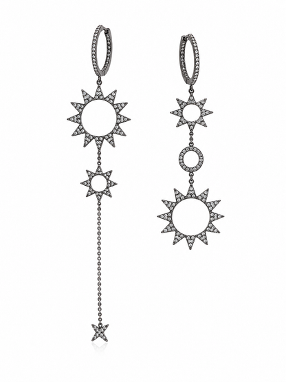 Aros cristal pavés Sol Astra