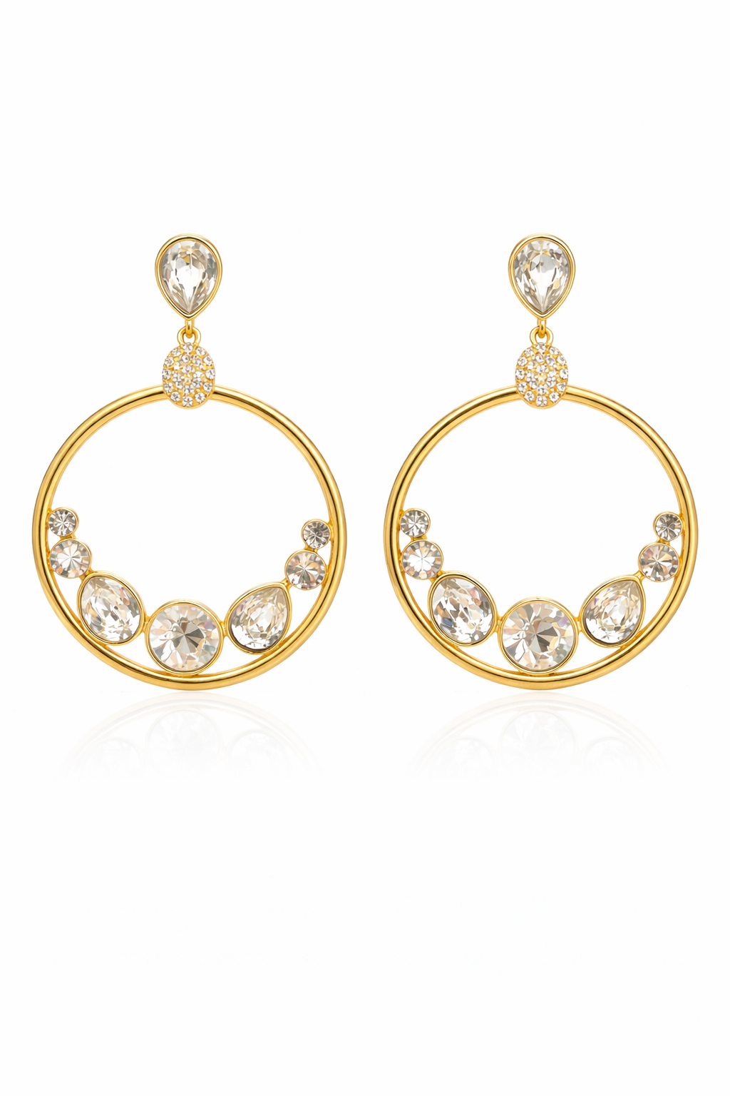 Aros cristal Swarovski lumaria