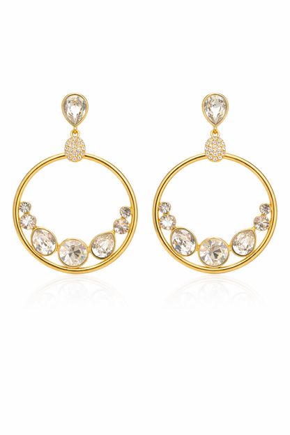 Aros cristal Swarovski lumaria