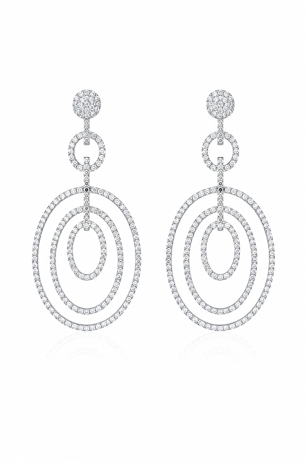 Aros cristal Swarovski Camelia