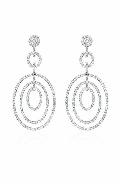 Aros cristal Swarovski Camelia