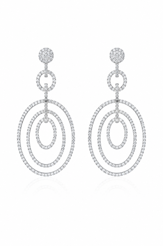 Aros cristal Paves Camelia