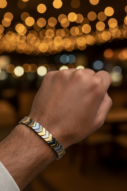 Pulsera varón Gold &steel