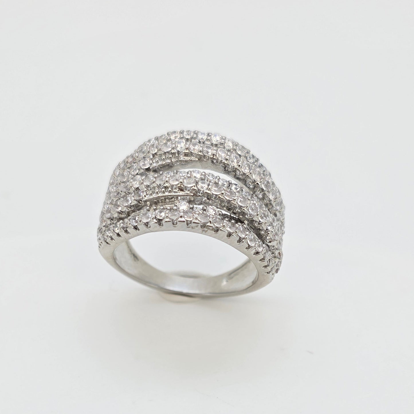 Anillo cristal pavés Adriana