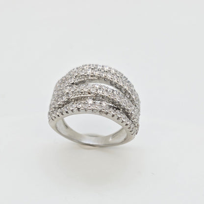 Anillo cristal pavés Adriana