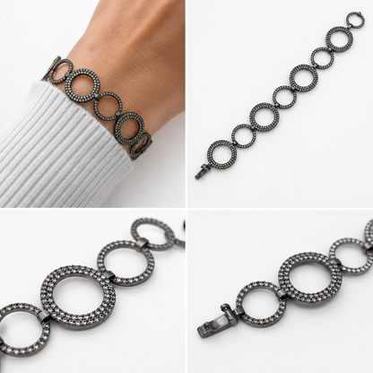 Pulsera cristal pavés Órbita