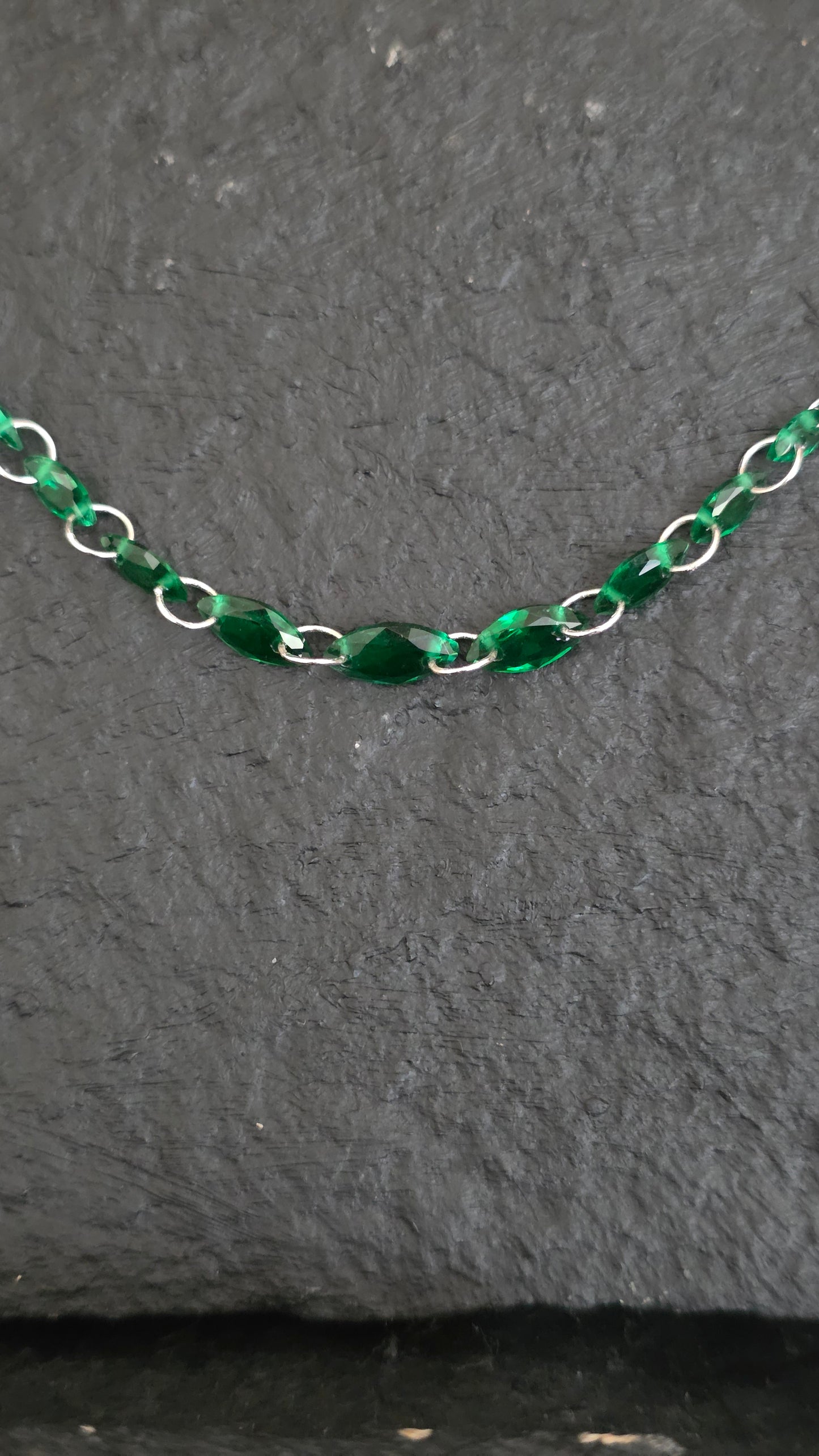 Colgante Plata Esmeralda Lám