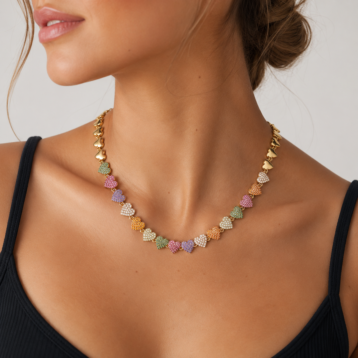 Collar Aura corazón