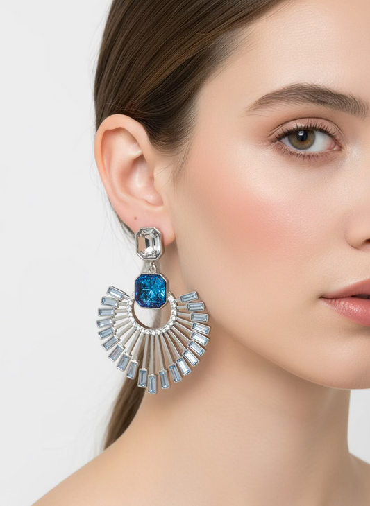 Aros cristal Swarovski Dione