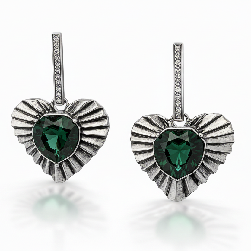 Aros love eterno cristal Swarovski