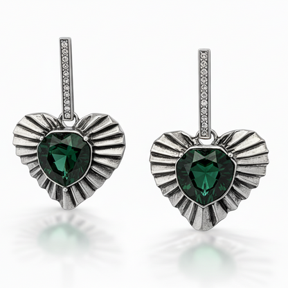 Aros love eterno cristal Swarovski