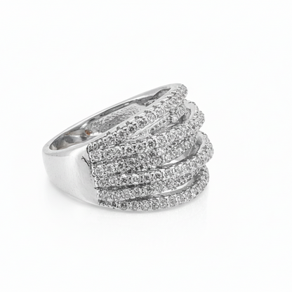 Anillo  cristal pavés Pamela