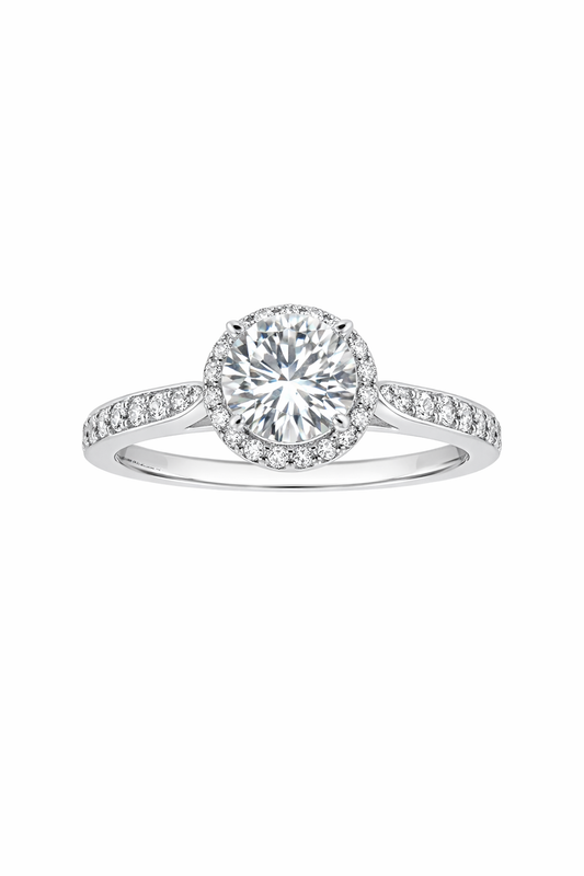 Anillo moissanite Celestia