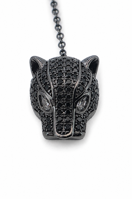 Collar cristal pavés Pantera