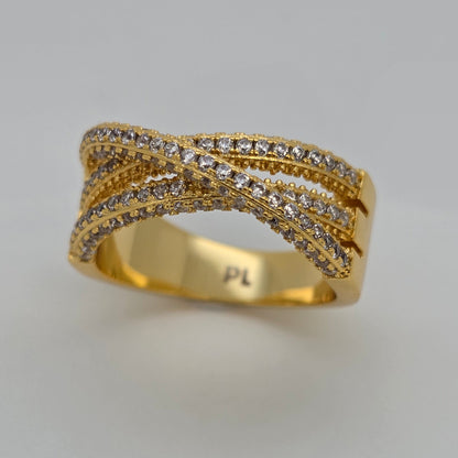 Anillo cristal pavés Ignacia